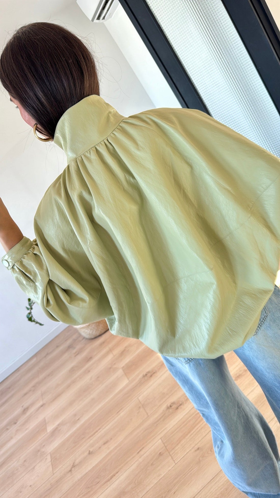 VESTE « MÉLINE » VERT AMANDES